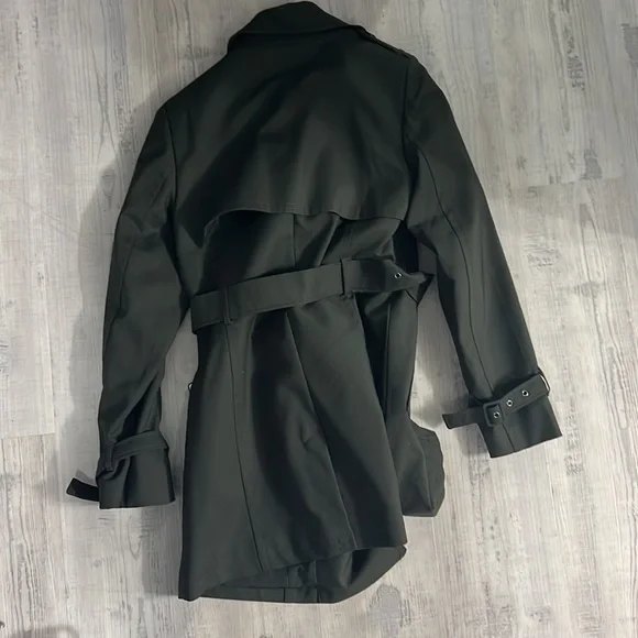Fall/Spring olive green peacoat - Picture 8 of 8